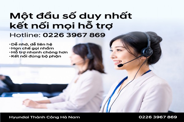 MỘT ĐẦU SỐ DUY NHẤT – KẾT NỐI MỌI HỖ TRỢ